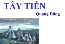 Phân tích một số đoạn thơ tiêu biểu trong bài Tây Tiến &#8211; Quang Dũng